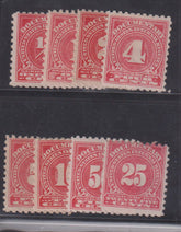 US Revenues #R195//204 Mint\Hinged AVE - F